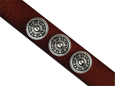 Knopf für Lederarmband Bild 1