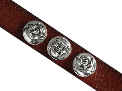 Knopf für Lederarmband Bild 1
