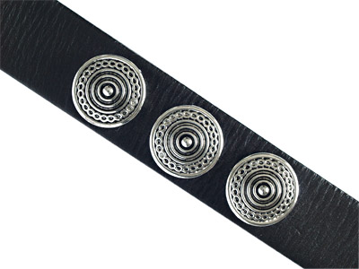 Knopf für Lederarmband Bild 1