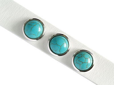 Knopf für Lederarmband Bild 1
