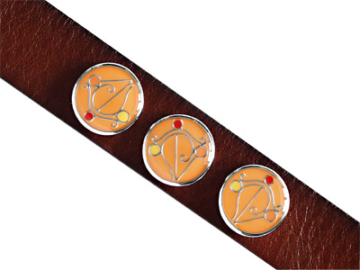 Knopf für Lederarmband Bild 1