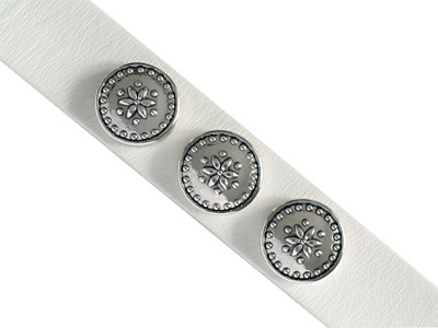 Knopf für Lederarmband Bild 1