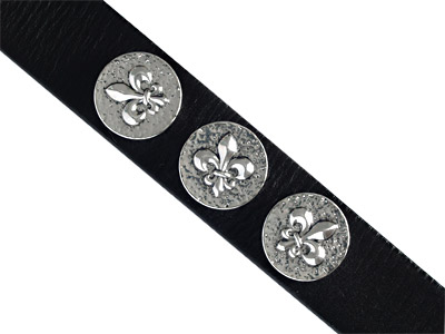 Knopf für Lederarmband Bild 1