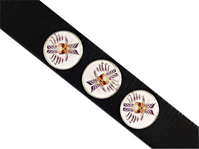 Knopf für Lederarmband Bild 1