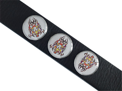 Knopf für Lederarmband Bild 1