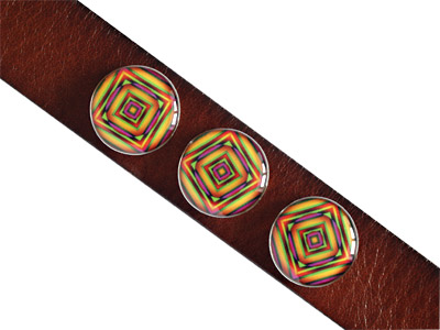 Knopf für Lederarmband Bild 1