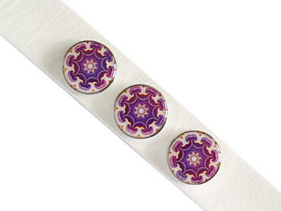 Knopf für Lederarmband Bild 1