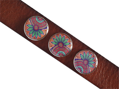 Knopf für Lederarmband Bild 1