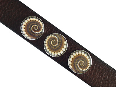 Knopf für Lederarmband Bild 1