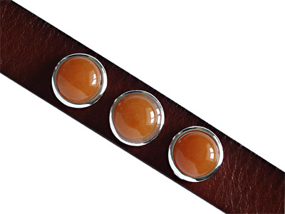 Knopf für Lederarmband Bild 1