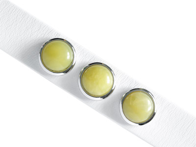 Knopf für Lederarmband Bild 1