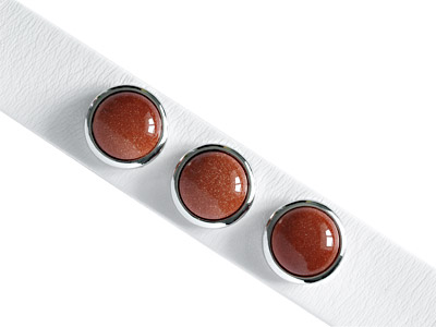 Knopf für Lederarmband Bild 1
