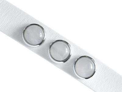 Knopf für Lederarmband Bild 1