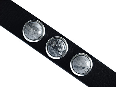 Knopf für Lederarmband Bild 1