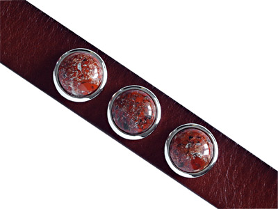 Knopf für Lederarmband Bild 1