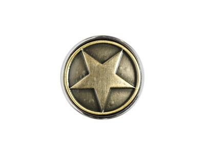 Knopf für Lederarmband Bild 1