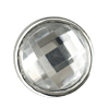 1 Stk. Mini Chunk Knopf Acryl Kristallfarbig