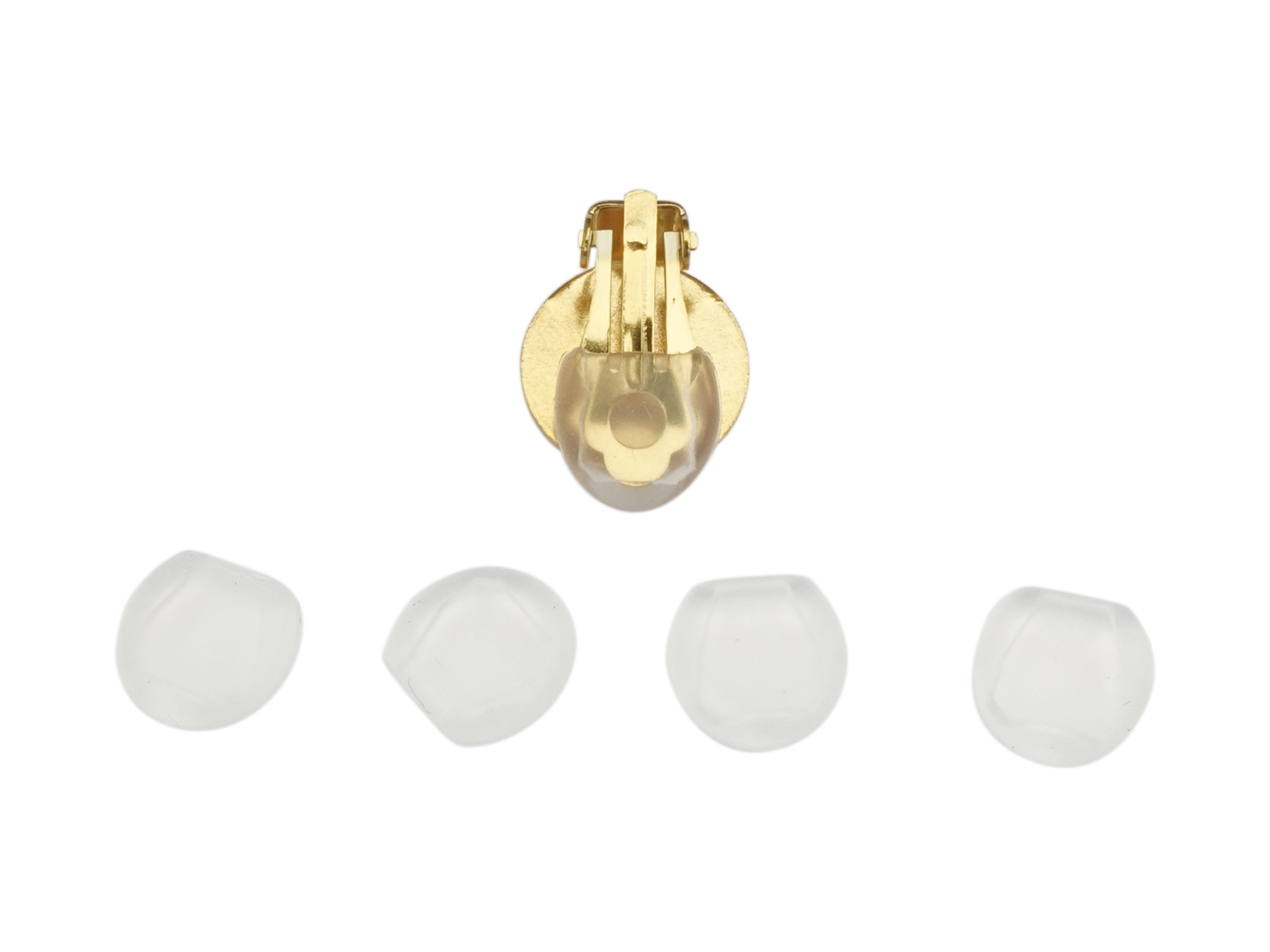 kleine Hüllen Polster aus Silikon für Ohrclips