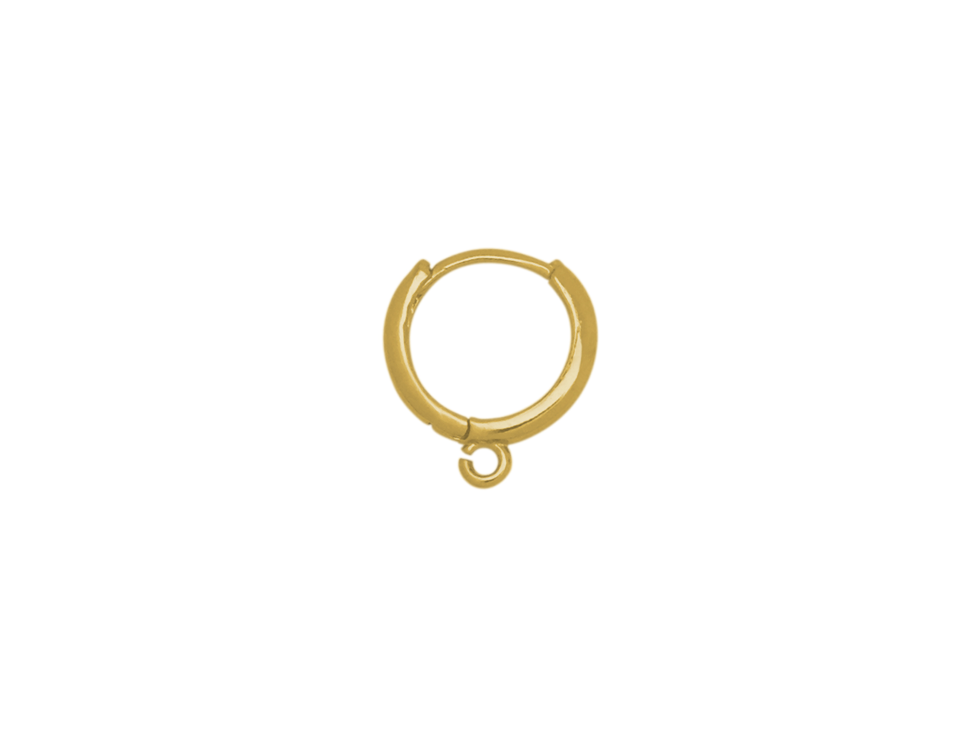 kleine runde goldene Brisuren 14mm zum Schmuckmachen