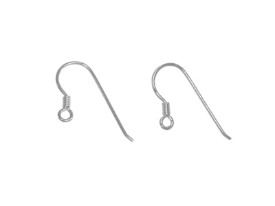 rhodinierte Ohrhaken aus echtem 925 Sterling Silber günstig kaufen im Großhandel