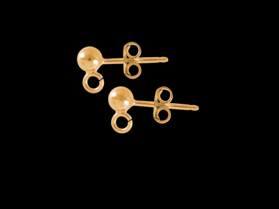 rosegoldene echt Silber Ohrstecker zum Schmuckbasteln Großha