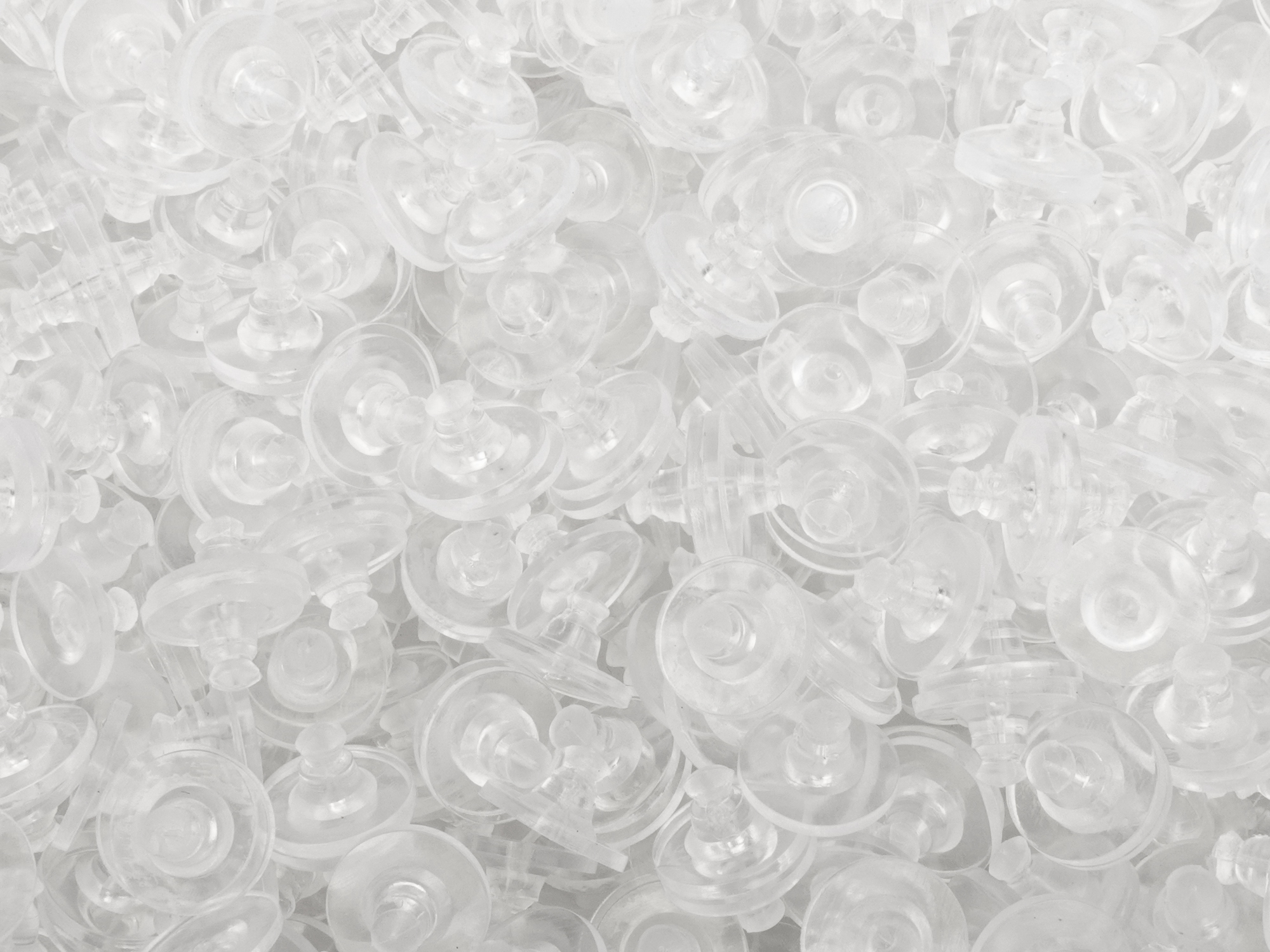 weiche Stöpsel Stopper aus PVC Kunststoff für Ohrstecker - g