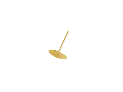 goldene Ohrstecker aus Edelstahl mit 8mm Klebefläche Großhan