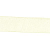 5m Organza Band 6mm Elfenbeinweiß (Zartgelb)