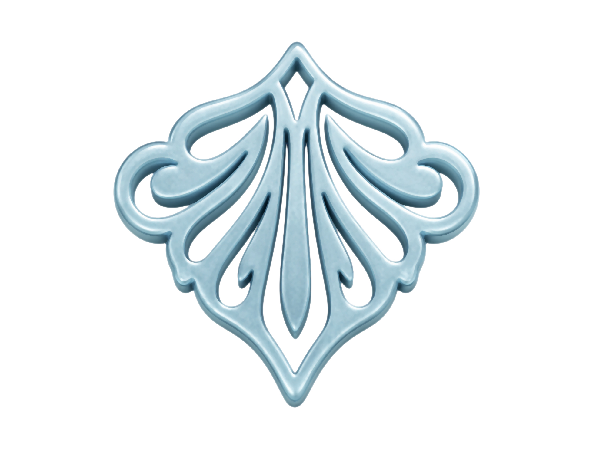 taubenblaue Ornamente zum Ohrringe machen
