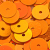 1 Pkg. Pailletten 6mm, orange