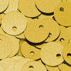 1 Pkg. oben gelochte Pailletten 6mm, gold