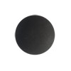 Polaris Cabochone 12mm, Schwarz mattiert