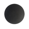 Polaris Cabochone 16mm, Schwarz mattiert