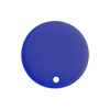 Cabochone mit Loch, flach 14mm, Majestic Blau