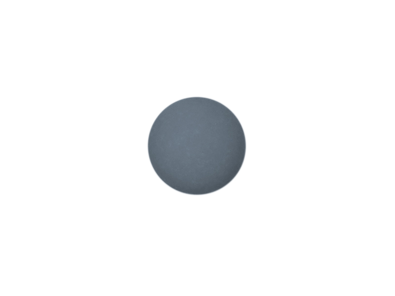 matte Polaris Cabochone 12mm, Denim-Blue