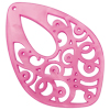 Ornament Tropfen 44x62mm, Azalee Pink