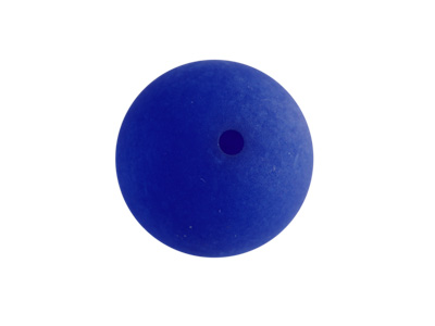 runde Polarisperlen 18mm blau, Majestic Blue, Bild 1