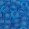 1 Dose (ca.17g.) Rocailles 9/0 ~2,5mm Türkis matt
