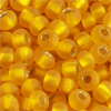 1 Dose (ca.17g.) Rocailles 9/0 ~2,5mm Orange matt mit Silbereinzug