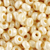 1 Dose (ca.17g.) Rocailles 9/0 ~2,5mm Muschelfarbig