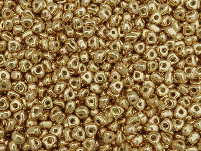 unregelmäßige goldene Edelstahlperlen ca. 5mm Zwischenteile