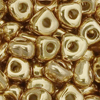 20 Stk. Edelstahlperlen, Nuggets ~5mm, gold