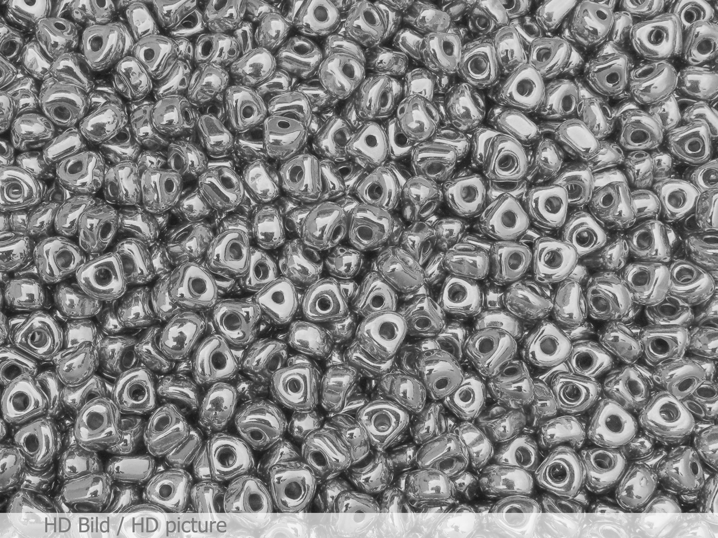 unregelmäßige Edelstahlperlen ca. 5mm Zwischenteile zum Schm