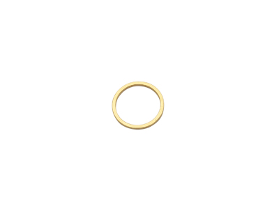 Edelstahl Ring 12mm gold Basis Rahmen Rohling für Brick Stit