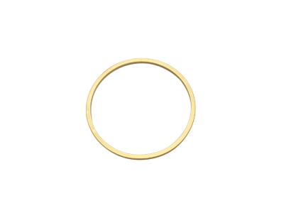 Edelstahl Ring 25mm gold Basis Rahmen Rohling für Brick Stit