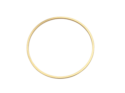Edelstahl Ring 35mm gold Basis Rahmen Rohling für Brick Stit