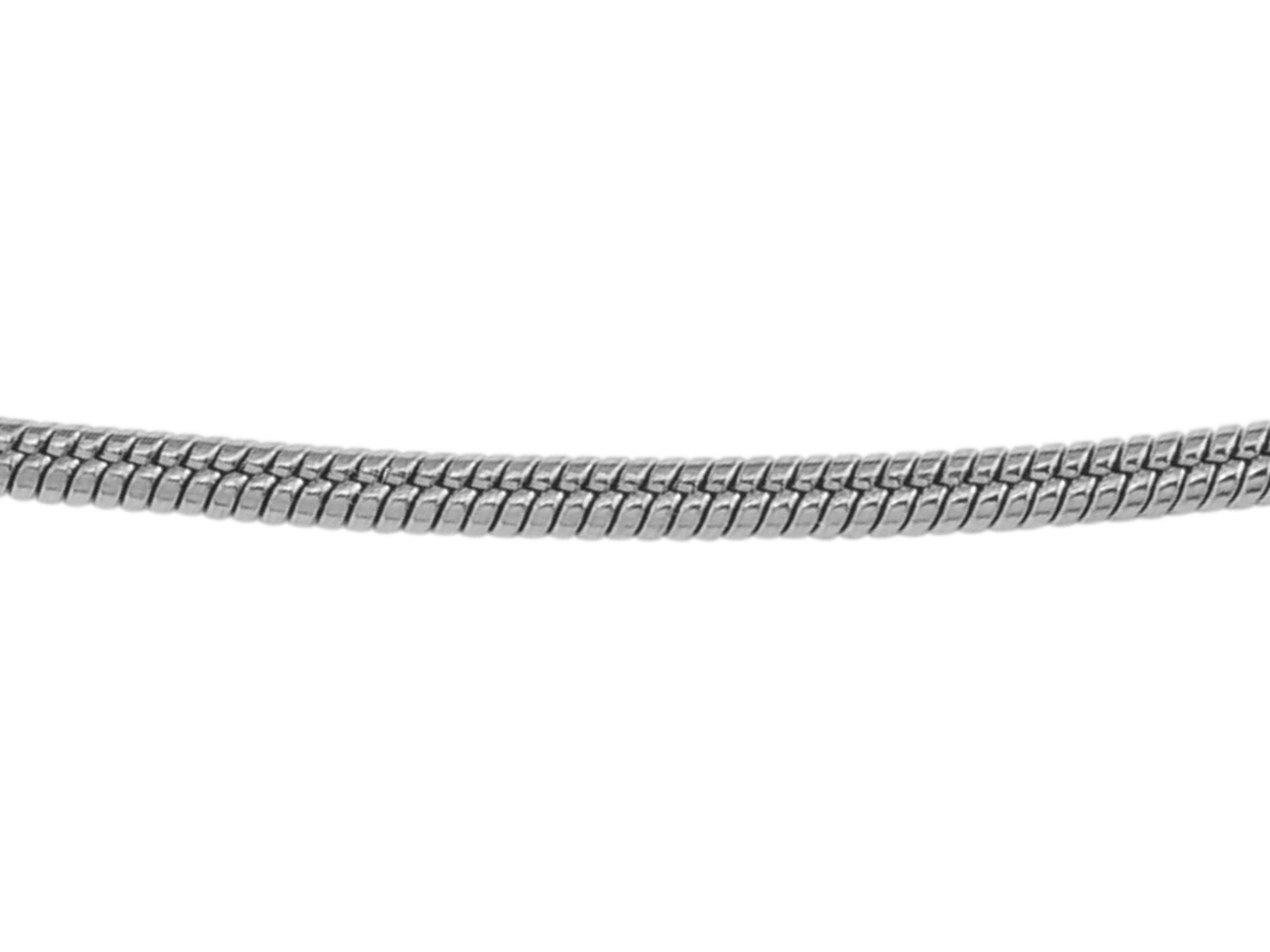 Schlangenhalskettchen 1,6mm aus Edelstahl 45cm zum Schmuckma