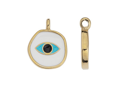 Schmuckanhänger das Auge Gottes, Farbe: gold