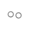 20 Stk. geschlossene Ringe ~4x0,7mm - Edelstahl
