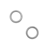 20 Stk. geschlossene Ringe ~5x0,8mm - Edelstahl